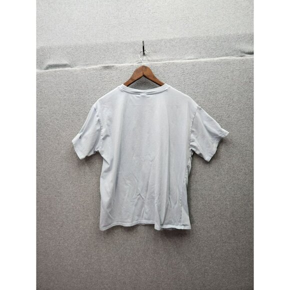 Peanuts Snoopy Light Blue Short Sleeve Graphic Tee Shirt L - Picture 4 of 4